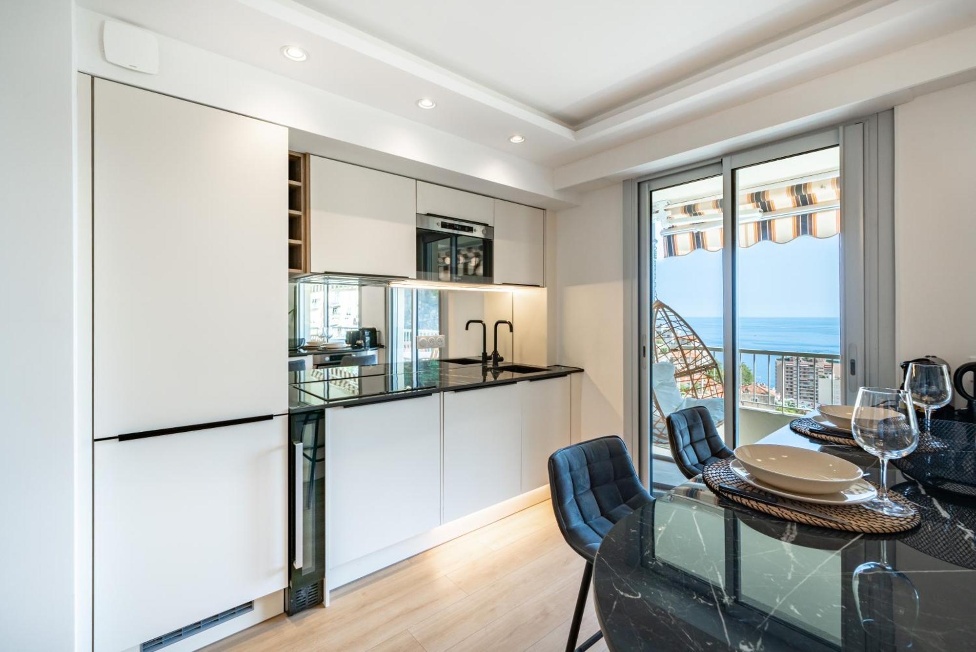 Baie De Monaco - Terrasse Vue Mer - Parking - Af ボーソレイユ エクステリア 写真
